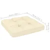 The Living Store 2-tlg. Garten-Lounge-Set Kissen Honigbraun Produktbild-Vorschau 10