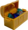 A toy treasure chest filled with colorful plastic gems. Náhled obrázku produktu