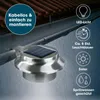 EASYmaxx Solar-Leuchte Dachrinne 3er-Set Tageslichtsensor Produktbild-Vorschau 2