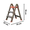 Sgabello Bama Skala con 3 gradini antiscivolo Scala Portata Anteprima dell’immagine prodotto 2