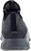 The back view of a dark gray sneaker. Produktbild-Vorschau