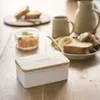 Ceramiczny pojemnik na masło z drewnianą pokrywką Tosca Podgląd zdjęcia produktu 5