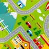 Spielerischer Kinderzimmerteppich mit Städtemuster in Grün Produktbild-Vorschau 6