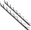 Treppenrahmen 8 stufig Stahl-Treppe Anthrazit Treppenholm Produktbild-Vorschau 1