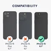 kwmobile Handyhülle für iPhone 15 Hülle, für iPhone 15 Case Produktbild-Vorschau 2