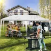 ISOISL Pavillon 3 x 6 m Weiß Partyzelt Gartenpavillon mit Produktbild-Vorschau 11