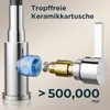 FORIOUS Flexible Küchenarmatur Edelstahl 360° Drehbar Produktbild-Vorschau 5