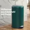 CASABEL Mülleimer Küche 30L, 100% Edelstahl, Resistent Produktbild-Vorschau 2