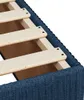 Boxspringbett mit Matratze Blau 160x200 cm Stoff Produktbild-Vorschau 11