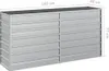 vidaXL Garten-Hochbeet 160x40x77 cm Verzinkter Stahl Silber Produktbild-Vorschau 7