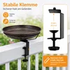 Vogeltränke Metall für Balkon & Geländer, 12", abnehmbar, Produktbild-Vorschau 3