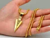 Collana unisex con punta di freccia azteca, oro/argento, Anteprima dell’immagine prodotto 4
