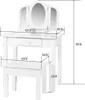 Schminktisch Schminktisch Mädchen Schminktisch Kinderzimmer Produktbild-Vorschau 7