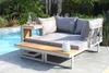 Salon de jardin 4 places en bois d' et aluminium Voir les images du produit 2
