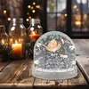 Mr. & Mrs. Panda Schneekugel Weihnachten Rotkehlchen Federn Produktbild-Vorschau 4