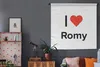 MuchoWow® Wandteppich Wandbehang Ich liebe - Romy - Mädchen Produktbild-Vorschau 5