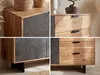 WOHNLING Sideboard 175x76x40 cm Akazie Massivholz Kommode Produktbild-Vorschau 4