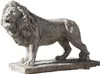 Löwe auf Podest für den Garten 77cm H Frostfest Produktbild-Vorschau 1