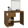vidaXL Schminktisch Honigbraun 95x50x134 cm Massivholz Produktbild-Vorschau 4