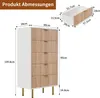 Komoda UnboxG z 5 szufladami, wymiary 60 x 34 x 109,8 cm – Podgląd zdjęcia produktu 3