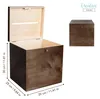 Caja de madera con cierre para bodas de Creative Deco, 29 x Vista previa de la imagen del producto 3