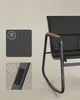 SONGMICS Gartenmöbel-Set, Balkonmöbel, 2 Schaukelstühle mit Produktbild-Vorschau 4