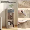 WOLTU Bücherregal mit 3 Ebenen, 1 Stoffschublade 2 Würfeln, Produktbild-Vorschau 7