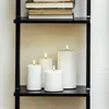 Candela LED in cera naturale, effetto tremolante, bianca, Anteprima dell’immagine prodotto 12