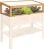 tectake® Frühbeet-Aufsatz aus Holz 115 x 53 x 34 cm Produktbild-Vorschau 1