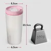 Kuketo | Thermobecher 580 ml Weiß/Rosa – Edelstahl Produktbild-Vorschau 6