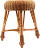 A wicker stool on a white background. Náhled obrázku produktu