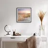 Gerahmtes Poster - Schwarzer Rahmen - Sonne Vögel Sand - Produktbild-Vorschau 6