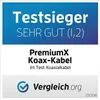 PremiumX 100m BASIC Koaxialkabel 135dB 4-fach SAT Produktbild-Vorschau 9