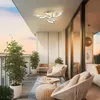 LZQ Plafonnier LED 60W Dimmable Moderne Avec Télécommande Voir les images du produit 8
