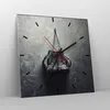 Wanduhr - Quadrat - Glasuhr - Box Handschuhe Symbol - Produktbild-Vorschau 4