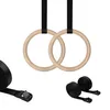 MAMOI® Turnringe Holz - Turnen Ringe Traning für Full Body Produktbild-Vorschau 1