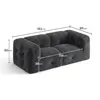 2-Sitzer Sofa BEALIFE 180x95x60 cm ohne Montage | für Produktbild-Vorschau 2