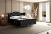 ALTDECOR Boxspringbett mit Gold Füßen, Matratze und Produktbild-Vorschau 4