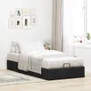 vidaXL Lit ottoman sans matelas noir 80x200 cm tissu Voir les images du produit 3