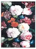 Alfombra lavable ANDRE 1629 flores vintage antideslizante - Vista previa de la imagen del producto 2
