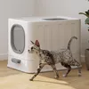 PurpurRain Katzentoilette mit ausziehbarer Schale u. Produktbild-Vorschau 1