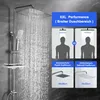 JOHO Edelstahl Duschsystem mit Regendusche ohne Armatur, Produktbild-Vorschau 2