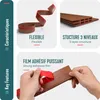 VOUNOT® Zugluftstopper für Türen 100cm, Selbstklebende Produktbild-Vorschau 4