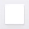 A white electrical switch frame on a white background. Anteprima dell’immagine prodotto