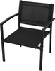 set 4 pezzi da giardino Textilene nero Anteprima dell’immagine prodotto 4