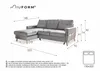 MIUFORM Lars - Ecksofa mit Bettfunktion und Bettkasten - Produktbild-Vorschau 7