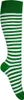 Ringelstrümpfe Ringelsocken Kniestrümpfe grün weiß 43/46 Produktbild-Vorschau 2