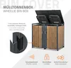 ML-Design 2-košový box na 2 koše 240L 132x80x116,3 cm Náhľad obrázku produktu 2