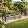 DanDiBo Blumenregal Metall Schwarz 75 cm Blumenständer Mi Produktbild-Vorschau 3