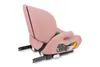 A pink car seat with Isofix connectors is shown from the side against a white background. Produktbild-Vorschau